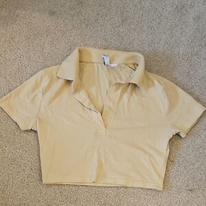 H&M Light Yellow Top